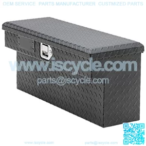 EC10993 33-Inch Matte Black Heavy-Wall Aluminum UTV Side Tool Box for Select Polaris Ranger, RigidCore Lid