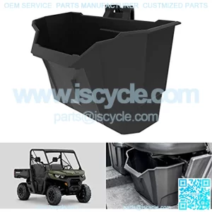UTV Under Seat Storage Box, Driver Underseat Storage Bin for Can Am Defender HD8 / HD10 / HD5 / Max HD8 / Max HD10 2016-2021 Accessories, Replacement #715003399