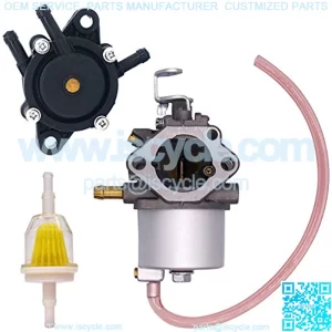 New Carburetor with Fuel Pump Fuel Filter for Club Car DS or Precedent Golf Cart 92-97 FE290 Kawasaki