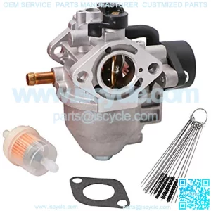 Carburetor for Kawasaki 15004-0951 15004-0833 15004-2071 FJ180V-AM00 AM11 AM12 AM17 Engines with Gasket Fuel Filter & Carbon Dirt Jet Cleaner Tool Kit Durable