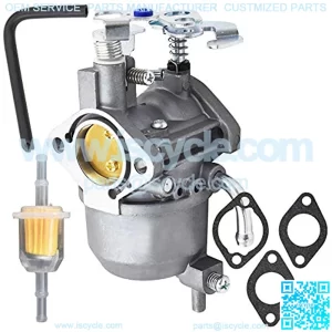 Carburetor with Intake & Base Gaskets Fit for EZGO RXV TXT Valor Carb with Kawasaki Engine