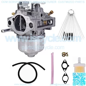 Carburetor for Kawasaki FB460V 4 Stroke Engine 15003-2796 15003-2777 Carb with Gaskets Filter Clamp Fuel Line Cleaner Tool Kit