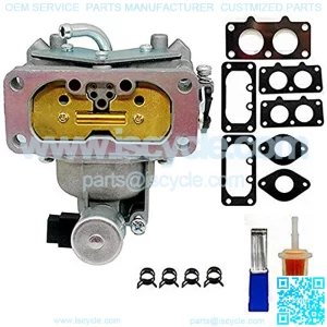 15004-0757 Carburetor for Kawasaki Nikki FH661V 22 HP Engine M1F fits Some FH680V 15004-0760 15004-1008 15004-7028 FH721V Carburetor FH641v-cs25-r Engine with Oil Filter and Clean Tools