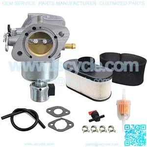 15004-0985 Carburetor With 11013-7047 11013-0726 Air Filter Kit Compatible With Kawasaki Fits Specific FR691V FS691V Engine 15004-0829
