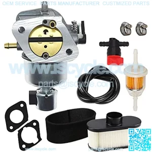 15004-0986 Carburetor,11013-7047 Air Filter,11013-7046 Pre Filter,Fuel Filter Gaskets kit Replaces For Kawasaki 15004-0828 15004-7062 Fits Specific FR651V FS651V Engines, By LIYYOO