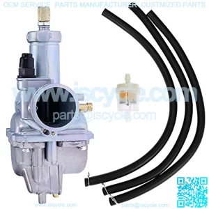 Carburetor Replacement For Kawasaki Bayou 250 KLF250A klf250 With Inline Fuel Filter 2003-2011