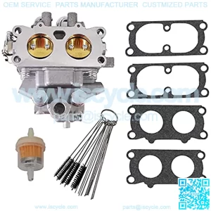 Carburetor for Kawasaki FH601V 4-Cycle Engines Replace OE # 15003-7041 15003-7077 with Gaskets Carbon Dirt Jet Cleaner Tool Kit