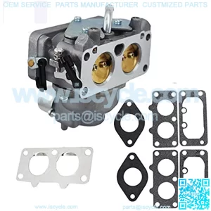 New Carburetor and Gaskets for Kawasaki Some FH641V, FH661V Replace #15004-0763 15004-7024 15004-1010