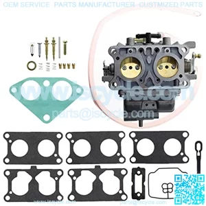 15003-2766 Carburetor for Kawasaki Mule 3000 3010 3020 2001-2008 Trans 4x4 Carburetor Assembly with 6 Gaskets, 15003-2766 Carburetor