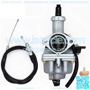 26mm Carburetor For Honda 100cc 125cc 4-stroke ATV Go-Kart Dirt Bike XL100 XL100S CB100 GL100 125 CG125 XR125 XL125S CB125S crf150 PZ26 Carburetor W/Throttle Cable