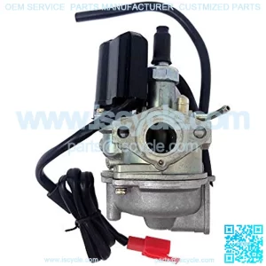 Adjustable Carburetor 19mm Intake 50cc 2 Stroke electric choke for Honda Dio Elite, PGO, SYM, Kymco, Vento, Zip and others