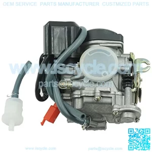 1-073-1 GY6 49cc 50cc 80cc 100cc 20mm Big Bore CVK Carburetor with Electric Choke for Scooter Moped ATV Go Kart Quads Buggy 139QMB 1P39QMB Engine Carbs
