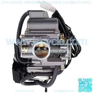 24mm Carburetor GY6 for 125cc 150cc 152QMJ 157QMJ 157QMI 152QMI 4 Stroke Engines Scooter Motorcycle ATV Go Kart Moped UTV 4 Wheeler Kymco PD24J Carb