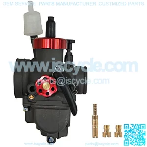 Racing Performance Motorcycle Carburetor 24mm/26mm GY6 125CC Carburetor PE24mm/26mm With Carburetor Jets Fit YAMAHA KAWASAKI SUZUKI Apollo Dirt Bike Mini Bike SSR TTR KYMCO SYM GY6 Scooter Moped