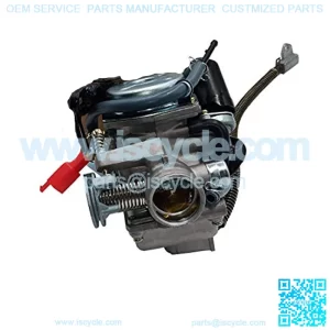 PD24J Carburetor for 4-Stroke GY6 125cc 150cc ATV Go Karts Scooter Mopeds QMJ/QMI157 QMJ/QMI152 - Manifold Intake diameter 24mm PD24J Carb