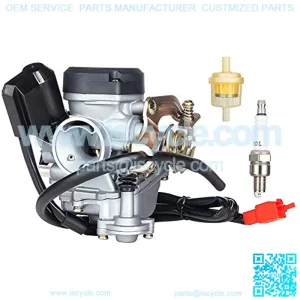Carburetor for GY6 49cc Four Stroke with Upgrades Scooter Moped ATV