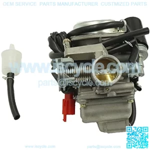 1-0741 GY6 125cc 150cc 26mm Bore Carburetor Carbs with Electric Choke for 157QMJ 152QMI Engine Scooter ATV Go-Kart Moped