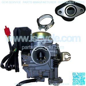 20mm Carburetor & Intake Manifold Boot 50cc 50 Scooter Moped Carb NEW