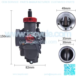 Replacement Orginal High Performance Speed Modified Carburetor PE30mm 48mm Air Filter Fit Motorcycle Scooter Atv Dirt bike 180CC-300CC Honda Yamaha Suzuki Kawasaki CG GY6 Engine