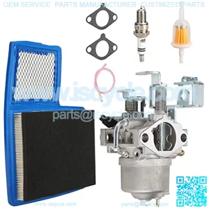 Carburetor Kit for Yamaha G16 G18 G19 G20 G21 1996-2002 4 Cycle Engine Golf Cart, with Air Filter, Fuel Filter, Spark Plug, OEM JN6-14101-14 JN6-14101-15