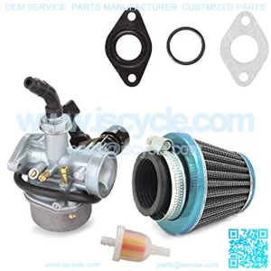 ATV Carburetor PZ19 with Fuel Filter and 35mm Air Filter for 50cc 70cc 80cc 90cc 110cc 125cc ATV Dirt Pit Bike Honda CRF