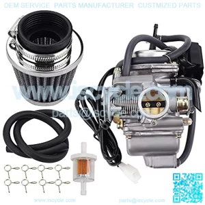 GY6 150cc Carburetor for 152QMJ 152QMI 157QMI 157QMJ 125cc Scooter 24mm PD24J Carb with Air Filter