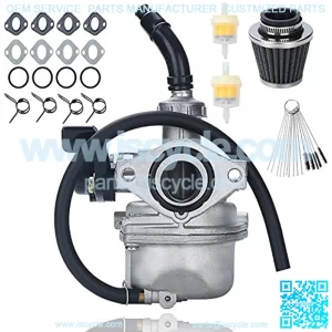 Carburetor PZ19 Carb Set, for 50cc 70cc 80cc 90cc 110cc 125cc ATV Dirt Pit Bike Honda CRF By LIAMTU, with Air Filter and Fuel Filter