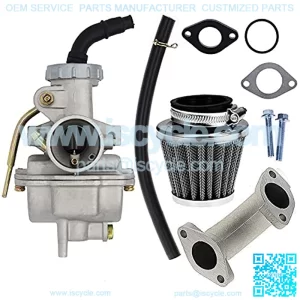 PZ20 Carburetor with Air Filter For Kazuma Baja50cc 70cc 90cc 110cc 125cc 110B NST Quad 4 stroke ATV 4 wheeler Go Dirt Bike,For Honda CRF50F XL75 CRF80F XR50R 20mm Carburetor