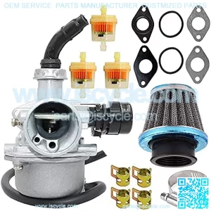 PZ19 Carburetor for 50cc 70cc 80cc 90cc 110cc 125cc ATV Dirt Pit Bike Honda CRF with Fuel Filter and 35mm Air Filter CRF50 Carburetor