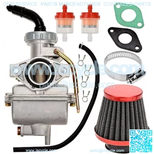 PZ20 Carburetor with Air Fuel Filter Gasket for Coolster 125cc Kazuma Baja 50cc 90cc 110cc 110B NST Quad 4 Stroke ATV 4 Wheeler Go Kart Apollo 70cc Dirt Bike