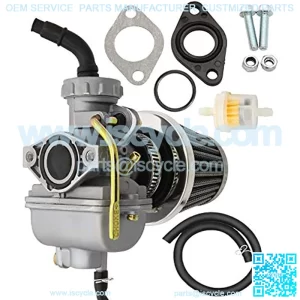 PZ20 Carburetor for Kazuma Baja 50cc 70cc 90cc 110cc 125cc 110B NST Quad 4 stroke ATV 4 wheeler Go kart Dirt Bike Honda CRF50F XL75 CRF80F XR50R & Air Fuel Filter PZ20 Carburetor