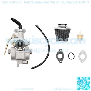 PZ20 Carburetor with Air Filter Gaskets for Kazuma Baja 50cc 70cc 90cc 110cc 125cc 110B NST Quad 4 Stroke ATV 4 Wheeler Go Kart Dirt Bike Honda CRF50F XL75 CRF80F XR50R