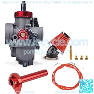 26mm Dirt Bike Carburetor PE26mm Motorcycle Carburetor Kit With Adjustable Throttle Cable 185cm Dirt 48MM Air Filter Carburetor Fit HONDA YAMAHA SUZUKI Motorcycle Dirt Bike SSR TTR 125-150cc