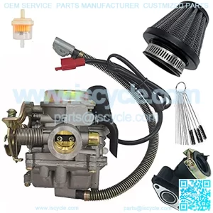 Firhot 139QMB Carburetor for GY6 50CC 49CC 4 Stroke Scooter Engine PD18J 18mm carb
