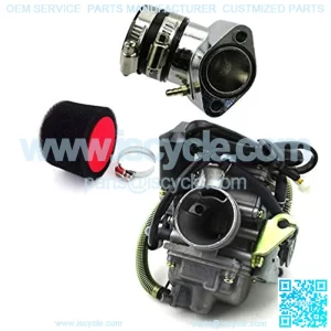 Raing PD24 Carburetor Carb Manifold Intake Pipe Air Filter For GY6 125cc 150cc Scooter ATV Go Kart Coolster For Yerf-Dog GX150 Spiderbox For American Sportworks Quantum