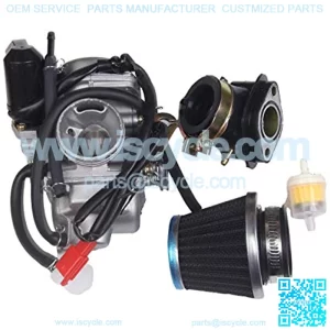 Intake manifold Fuel Air filter Carburetor For GY6 150cc Kazuma Baja Eagle Go Kart