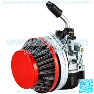 Bicycle Carburetor Air Filter, Easy Installation Durand Wear- Red Racing Carburetor Carb Air Filter Carburetor Air Filter for Bike,5% coupon applied at checkout,with coupon