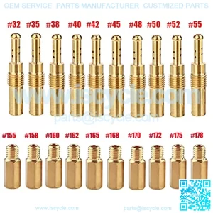 20pcs Carburetor Main Slow Pilot Kit Set Compatible with Keihin OKO KOSO PE PWK Carb