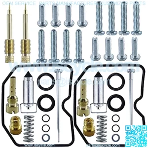 Carburetor Gaskets Jets Rebuild Kit for KAWASAKI EX250F EX250 250 NINJA 250R 88-2007
