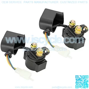 Starter Solenoid Relay-chinese atv starter solenoid for 4-stroke GY6 Engine 50cc 70 cc 90cc 110 cc 125cc 150 cc 200cc 250 cc ATV, Dirt Bikes Scooters, Go Kart, 4 Wheelers Pit Bike, Pocket Bike