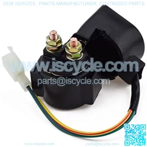 Starter Solenoid Relay for Coolster 125cc 3125B 3125R 3125 70cc 110cc 150cc 250cc TaoTao Roketa Sunl Baja Kazuma Sunl Meerkat 50cc Falcon kinroad ATV Auad Hammerhead Twister Howhit 150cc Go Kart