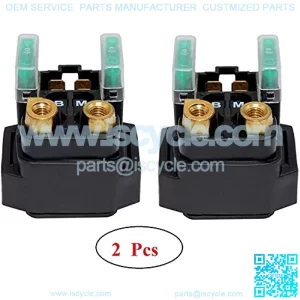 Starter Solenoid Relay for Yamaha ??ATV Starter Solenoid for YFM 350 400 450 660 - Raptor Grizzly Kodiak Wolverine Big Bear -for Yamaha 2003 2004 2005 2006 2007 2008 (2 Pack) by Lucky Seven