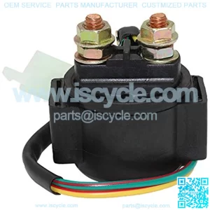 Starter Solenoid Relay for 4-Stroke GY6 Engine 50cc 150cc 200cc 250cc ATV Dirt Bikes Scooters Go Kart Dne Buggys Quad 4 Wheelers Pit Bike Moped Roketa SSR Tao tao Sunl Coolster