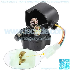 Starter Solenoid Relay for Coolster 125cc 50cc 70cc 90cc 100cc 110cc 250cc ATV, Dirt Bike, Go-Kart, Pocket Bike, Chopper, Scooter,TaoTao Roketa Sunl Baja Kazuma Sunl Meerkat
