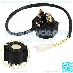 2 Pin Starter Solenoid Relay Coolster for 50cc 70cc 90cc 110cc 125cc Taotao Kazuma Sunl ATV Dirt Bike Pocket Bike Go Kart