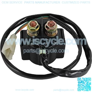 New Starter Relay SMU6146 Compatible with/Replacement for KYMCO Mongoose 250 2004-2010, Mxer 150 2002-2007, MXU 150 2005-2010 35850-KHB4-9000-M1, 35850-KHB4-90A