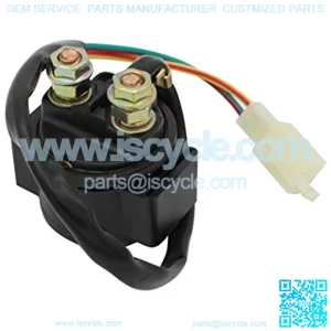 Starter Solenoid Relay for Honda TRX300 TRX300FW TRX300EX Sportrax 1988-2008 TRX400 TRX400EX ATC200 ATC200E ATC200ES ATC200M 1982-1985 CB750 CB750F 1977-1978 CB550 Supersport 1975-1978