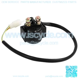 Starter Relay Solenoid for 50cc 125cc 150cc 250cc Scooter ATV Dirt Bikes Scooters Go Kart Dne BuggQuad 4 Wheelers Pit Bike Moped Roketa SSR Sunl Coolster