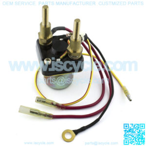 Starter Solenoid Relay for Kawasaki Js440 440 1982-1991 4-Wire Long Bolts New