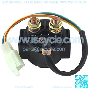 Starter Solenoid Relay for 4-Stroke GY6 Engine 50cc 150cc 200cc 250cc ATV Dirt Bikes Scooters Go Kart Dne Buggys Quad 4 Wheelers Pit Bike Moped Roketa SSR Taotao Sunl Coolster